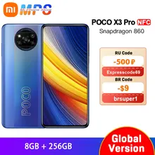 Global Version POCO X3 Pro NFC 8GB 256GB Smartphone Snapdragon 860 33W NFC Quad AI Camera 120Hz DotDisplay 5160mAh Battery