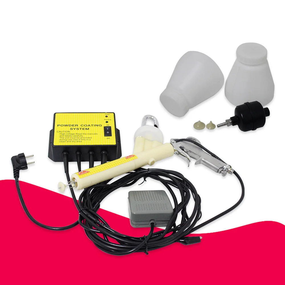 

110V/220V Metal workpiece spray machine Mini Powder Coating System PC02 Electrostatic spray gun