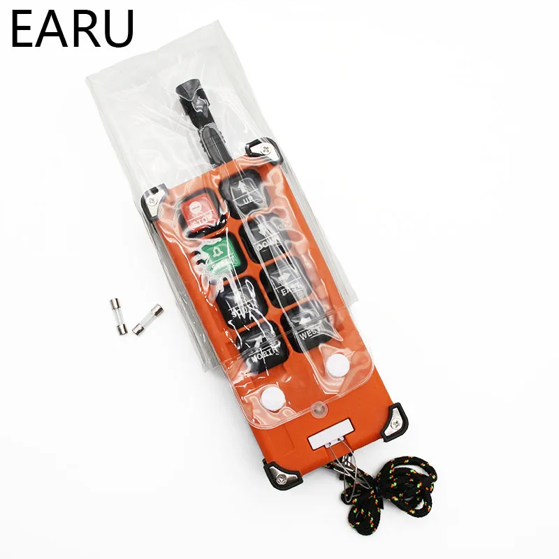  Wireless Industrial Remote Controller Switches Hoist Crane Control Lift Crane 1 Transmitter + 1 Rec