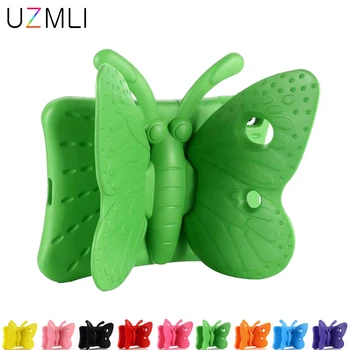 

3D Butterfly Kids Shock Proof Foam EVA Handle Protective Stand Cover For iPad Air 3/Pro 10.5 2019 Safe Non-toxic Tablet Cover