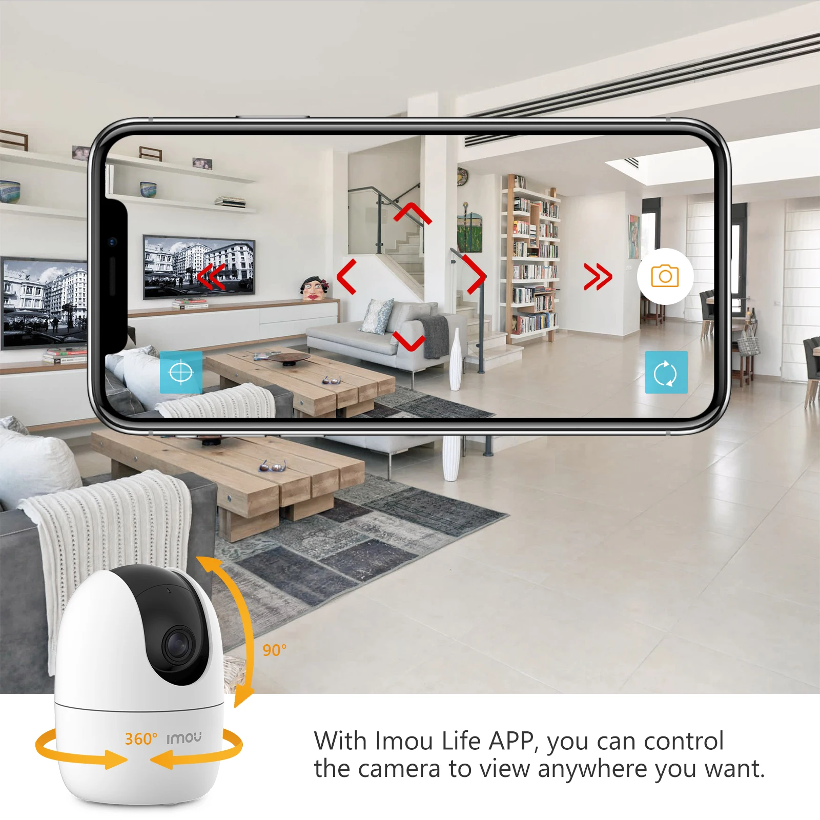 US $55.99 Dahua Imou Ranger 2 4MP IP Camera 360 Rotate Human Detection Night Vision Security Surveillance Wifi Baby Monitoring