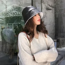 Дикий толстый раздел плюс унисекс шляпа Рыбак Панама Шляпы бархат плоский верх шляпа рыбак шляпа S1