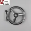 Metal handwheel milling machine CNC lathe 3D printer spoke handwheel wavy wheel bakelite three-wheel handwheel cast iron chrome ► Photo 3/6