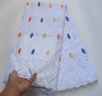 

Small Holes Design Nigerian African Dry Lace Fabric Soft Skin Swiss Voile Lace In Switzerland Dubai Lace For Bridal Sewing S5847