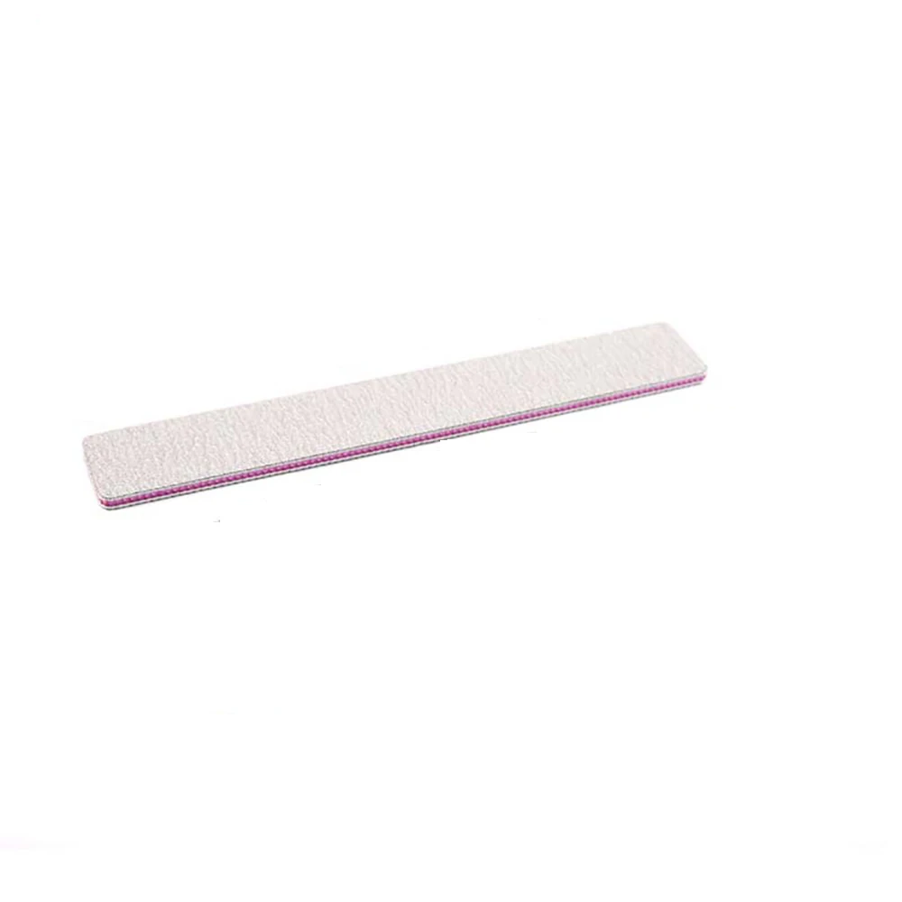 10 шт Профессиональные пилки для ногтей, двухсторонние инструменты для маникюра, педикюра, шлифовальная буферная бумага, инструменты для маникюра - Цвет: Rectangle
