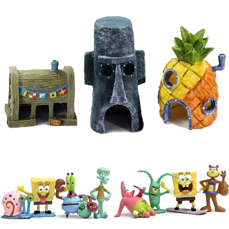 

Fish Tank Decor Pineapple House Fish Decor For Tank House Resin Ornament Fish Tank Decor Ideas