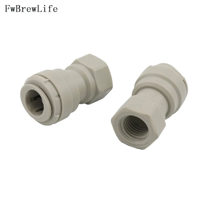 Push In Pneumatic Quick Fitting Connector 8MM(520) X FFL (TO FIT MFL Ball Lock DISCONNECTS 716 - 20UNF)
