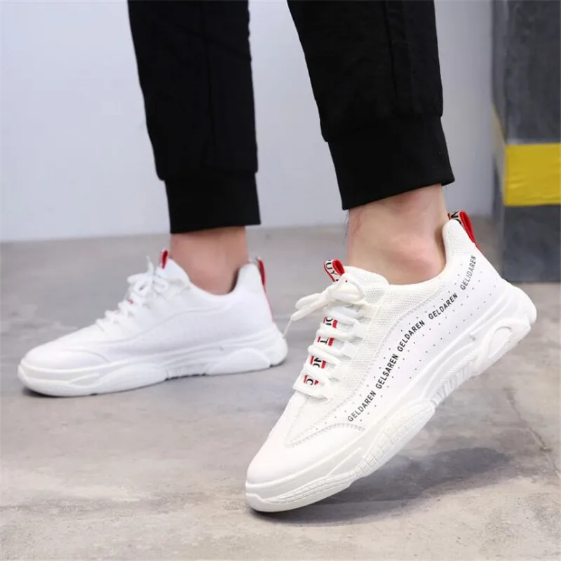 Men Shoes Breathable Mesh Sneaker Fashion Black White Men Running Shoes Casual Shoes For Men Zapatillas Hombre Chaussure