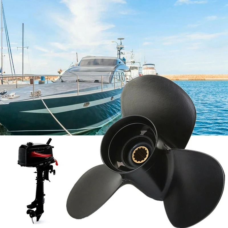 11 1/8X13 алюминиевая, морской категории лодочный Пропеллер для Mercury 25-70Hp 48-73136A40
