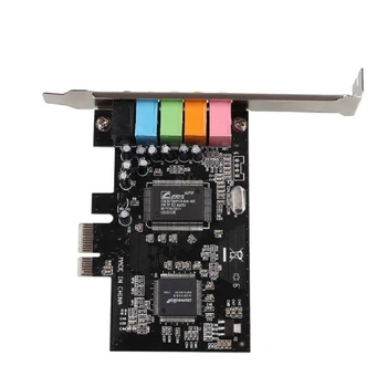 

Pci-E Express 5.1Ch Cmi8738 Audio Sound Card with Low Profile with Bracket