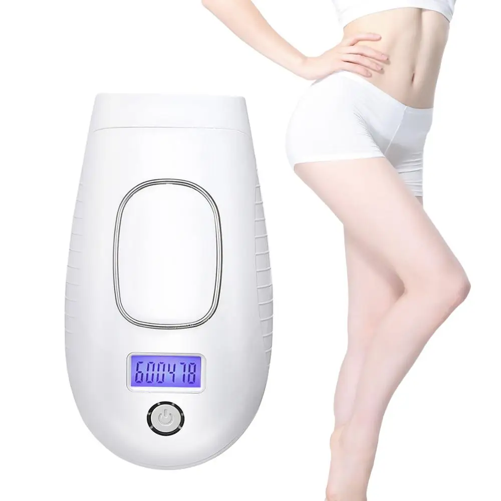 

Led Screen Epilator Professional IPL Hair Removal Device For Face/Body/Underarm/Bikini Electric Epilator Machine 600,000 Flashes