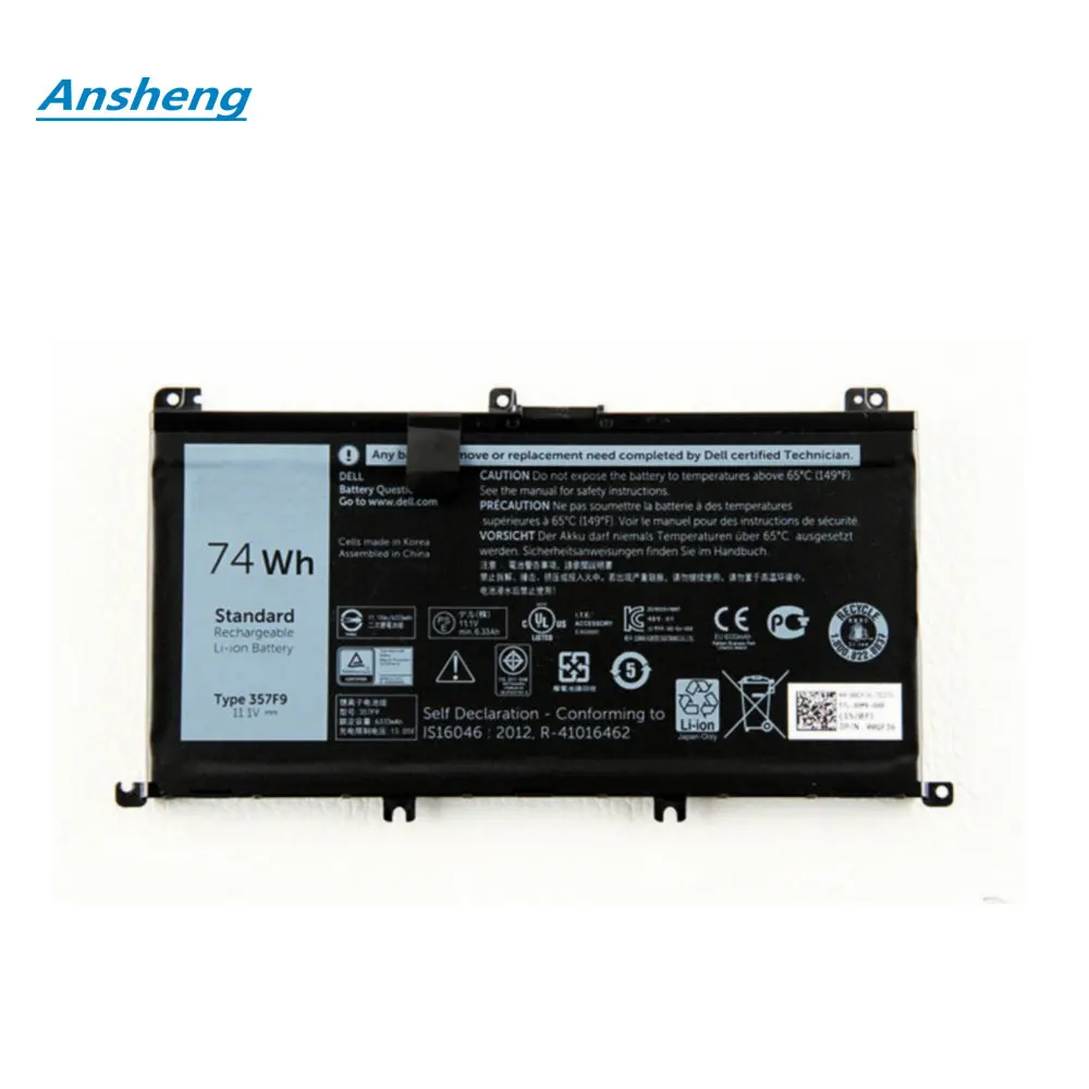 11,1 V 74Wh Батарея для Dell 357F9 Inspiron 15 7559 7000 INS15PD-1548B INS15PD-1748B INS15PD-1848B