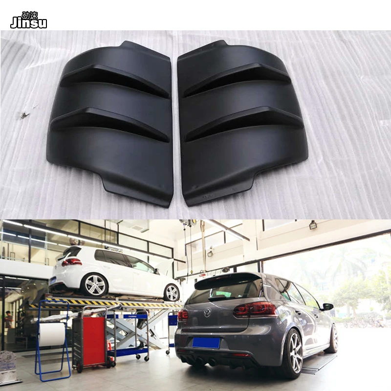 Передний бампер Golf 6 FRP черный матовый Праймер передний комплект для VW MK6 R20 2009 2013