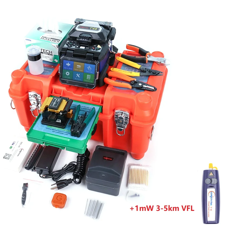 Ориентек T45 Fusion Splicer сплайсинга машина Fusionadora maquina de fusao Soudeuse Fibre Optique Upgrade T40