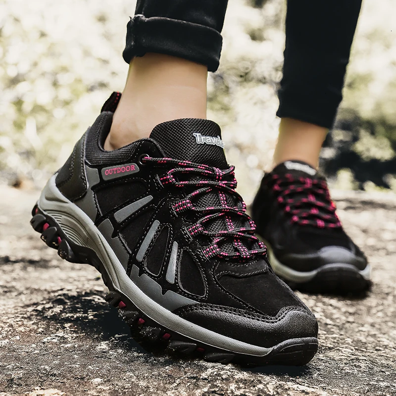 Outdoor Climbing Hiking Shoes For Men Durable Breathable Walking Shoes Women Light Trekking Sneakers Lovers Casual Sports Shoes