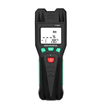 

Digital Damp Detector Wood Moisture Meter LCD Display Humidity Tester Home Data Hold 7 Categories Of Materials Two Pins Portable