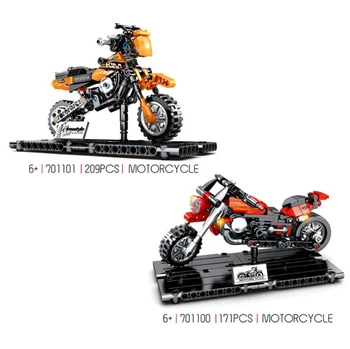 

Hot technics scale famous brand hall ktm motorcycle model moc building block assemble bricks toys collection for boys gifts