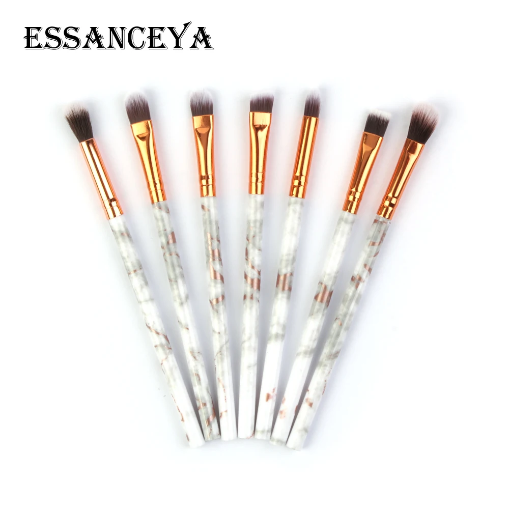 ESSANCEYA 7/20 шт. Мрамор набор кистей для макияжа бровей ресниц блендер для век щетка Pro Макияж кисть, косметические инструменты для Красота