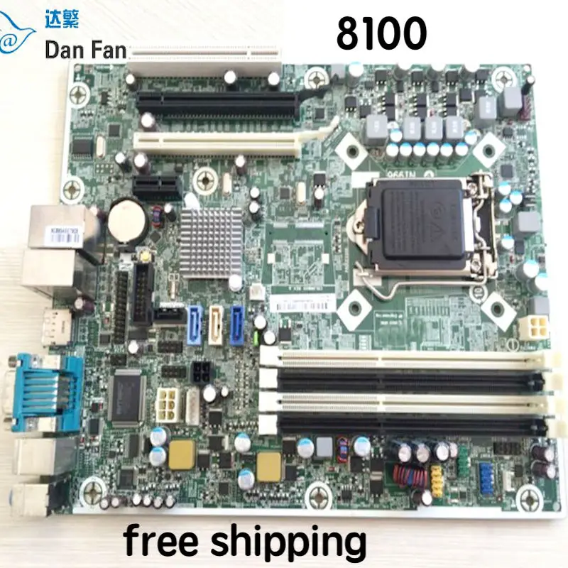 Материнская плата 531991 001 для настольных ПК HP Elite 8100 SFF материнская 505802 100%