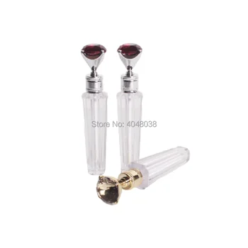 

New Arrival 2ML Lip Gloss Containers Refillable Empty Lipgloss Packaging Gold Lip Gloss Tubes with Diamond Cap 10pcs 30pcs 50pcs