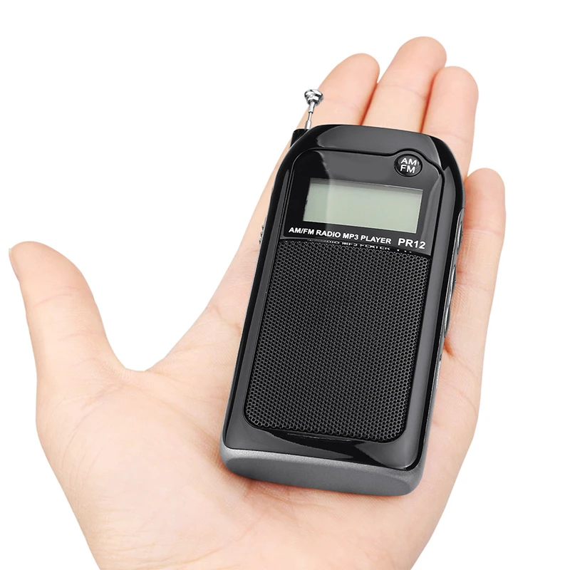 New Protable Radio Fm Pocket Mini Radio MP3 Music Player FM Digital Audio Receiver 9KHZ 10KHZ Radio With Rechargeable Battery