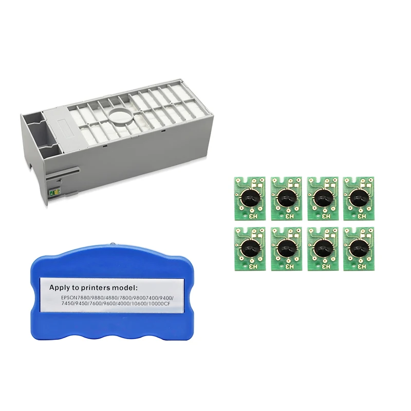 Чип резервуара для обслуживания + Сброс Epson 4800 4880 7600 7700 7800 7880 7890 7900 9600 9700 9800 9880 9890 9900