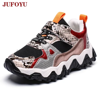 

Girls Boys Lace-Up Mesh Sneakers Children School Sport Trainers Quality Shoes Autumn Big Kid Casual Brand Stylish Designer Shoes