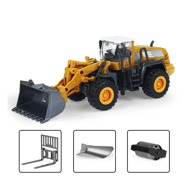 maisto diecast 9 Styles Alloy Engineering Car Truck Toys Crane Bulldozer Excavator Forklift Vehicles Educational Toys for Boys Kids Gift lego car sets Diecasts & Toy Vehicles