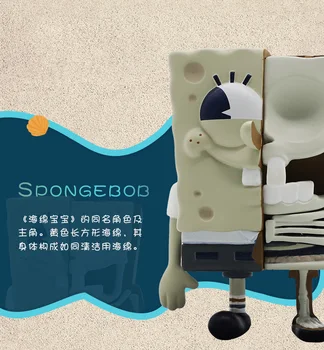 

SpongeBob SquarePants second generation Mighty Jaxx Jason Freeny pie big star semi-anatomical heterochromia box trend kid doll