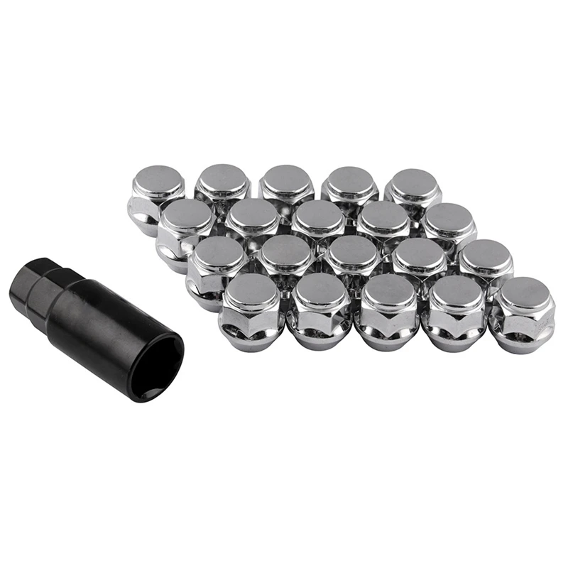 

20Pcs M12 X P1.5 Car Surface Plating Nuts Fit for Honda with a Sleeve