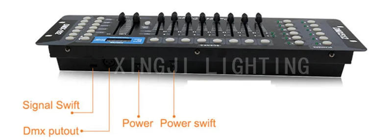 Быстрая 192 DMX контроллер диджей оборудование DMX 512 консольная часть освещения для светодиодный Par движущаяся головка диджейский прожектор Co