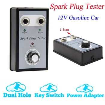 

Dual Hole Car Spark Plug Tester Ignition System Coil Engine Inline Autos Diagnostic Test Tool Igniton Spark Tester Spark Test