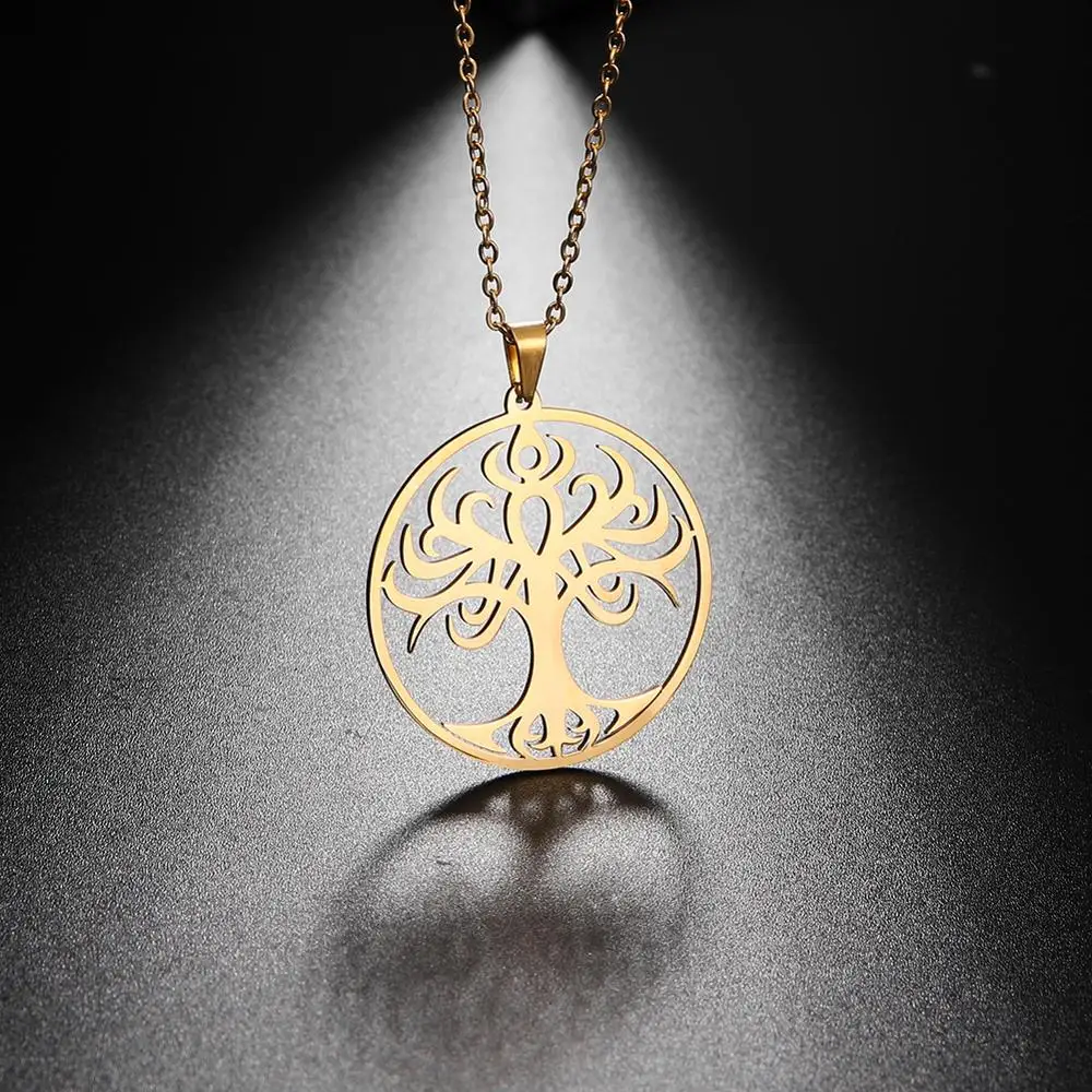 Hot Tree of Life Round Pendant 