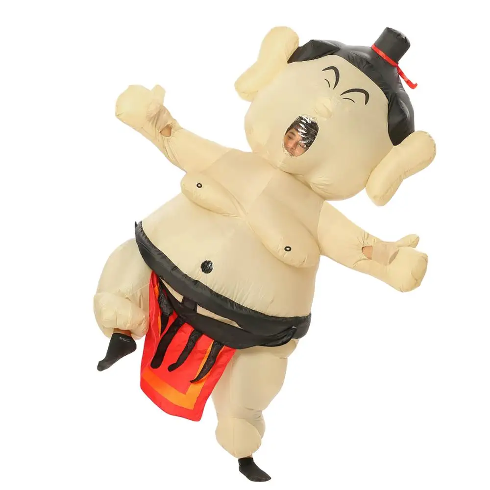 Jyzcos novo sumo inflável traje cosplay macacão