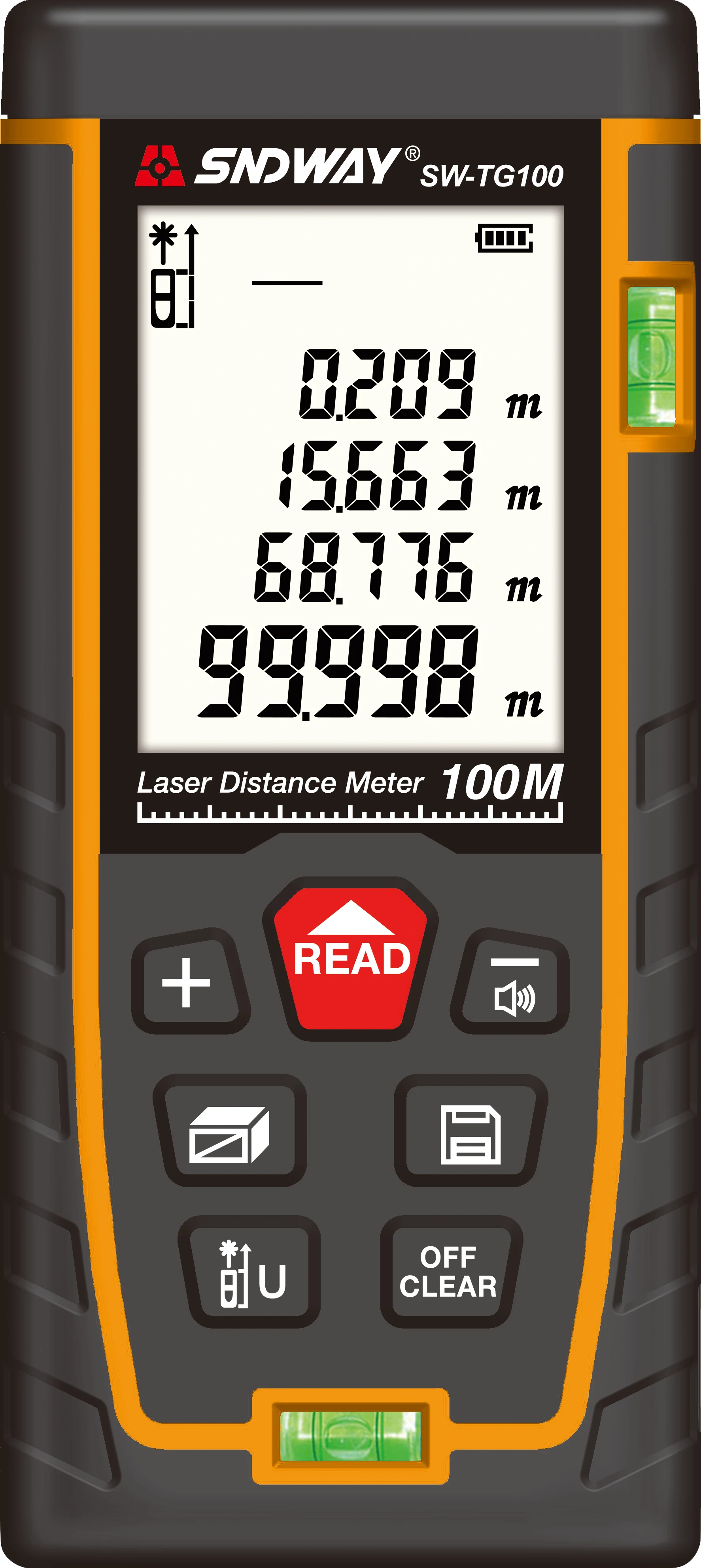 SNDWAY SW-TG50/TG70/TG100/TG120 Laser Distance Meter Range Finder Rangefinder 50/70/100/120m