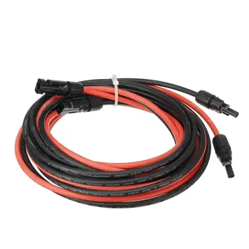 

30m/50m 10AWG Solar Panel Extension Cord Connection Cable Line Connector Cable-Wire Extension Connector