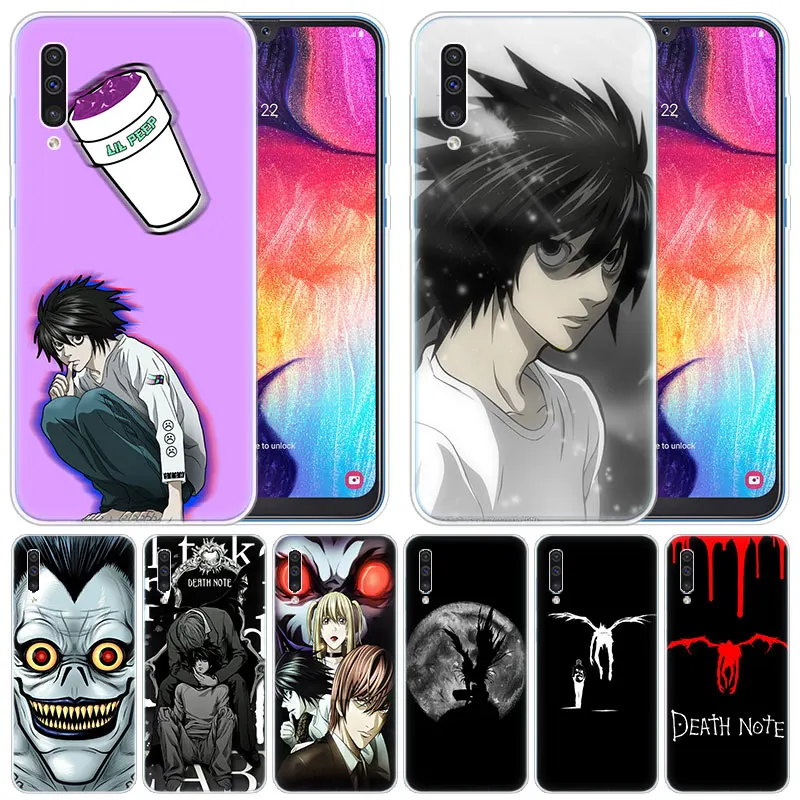 Роскошный силиконовый чехол Аниме Манга Death Note для Samsung Galaxy A50 A70 A80 A40 A30 A20 A10 A20E A2 CORE