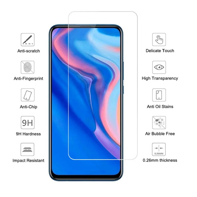 2 шт Защитное стекло для экрана для huawei P Smart Z SmartZ PSmart Z PSmartZ Y9Prime Y9 Prime Закаленное стекло пленка
