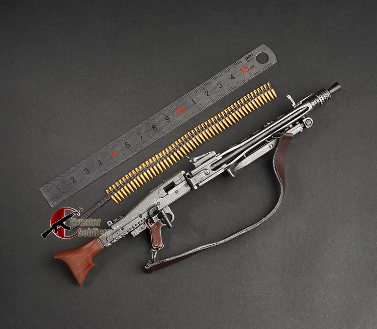 Автоматическая Сборная модель винтовки MG42 в масштабе 1/6 пластиковое оружие
