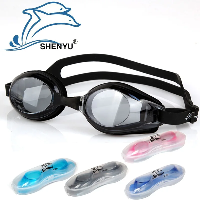 Star Je Goggles водонепроницаемые противотуманные очки с защитой от ультрафиолета очки для плавания в рамке зеркальные коробки для отправки ушных вкладышей Sy755