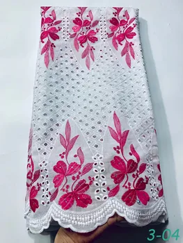 

2020 High Quality Swiss Voile Lace In Switzerland Tissu Dentelle White Nigerian Lace Fabrics African Dresses For Women 02
