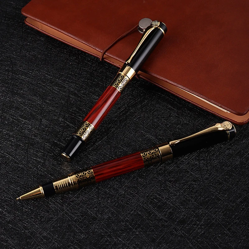 Fountain Pen Classic Design Metal Rose Wood Ink School Student Homework Gift Buy 2 Send Gift