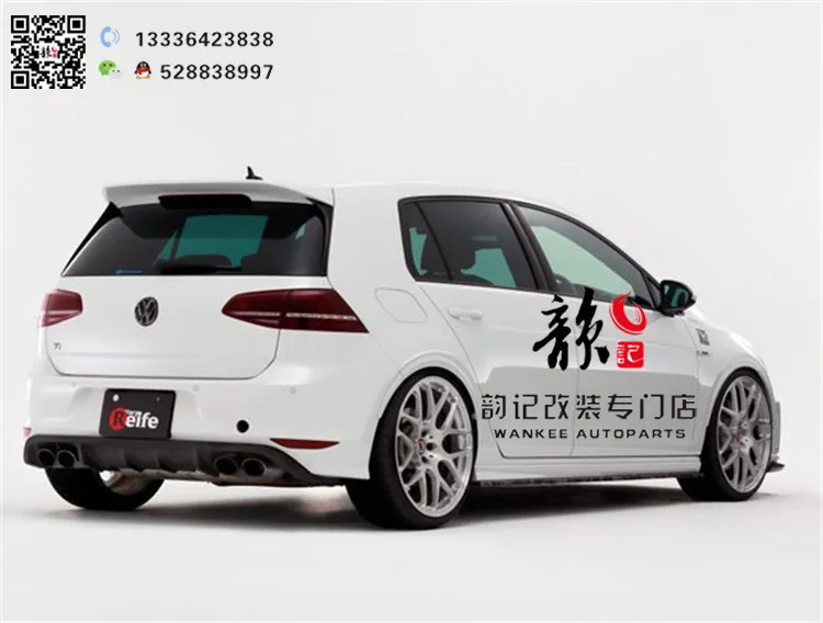 Подходит для Volkswagen Golf 7 Golf7 GTI high seven R Переделанный задний ABS спойлер