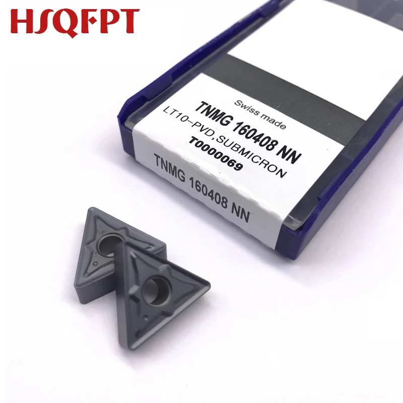 10 шт. TNMG160408 NN LT10 резец для наружной обточки карбида вставки CNC лезвия карбида вставки обрабатывающий центр