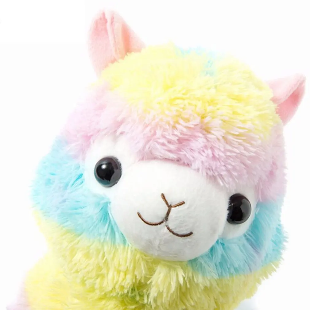 20 см/25 см/35 см Радуга Альпака плюшевые овцы игрушка японский мягкий Alpacasso мягкие животные прекрасный подарок для девочек Лидер продаж