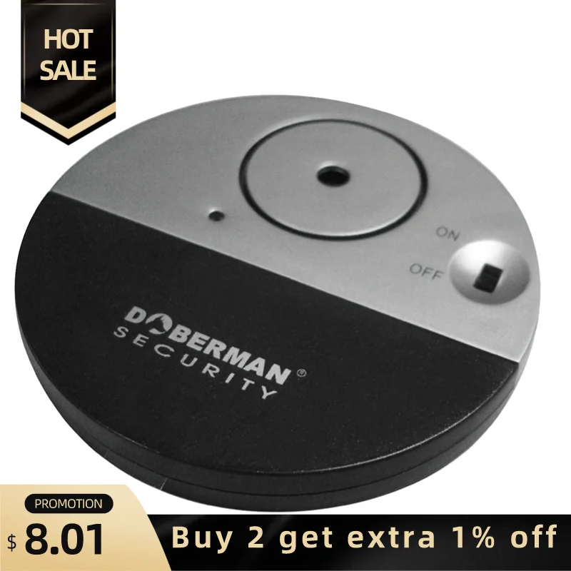 DOBERMAN SECURITY 100DB Wireless Electronic Vibration Detector Cabinet Door Window Sensor Alert Security Alarm Detecto | Безопасность и