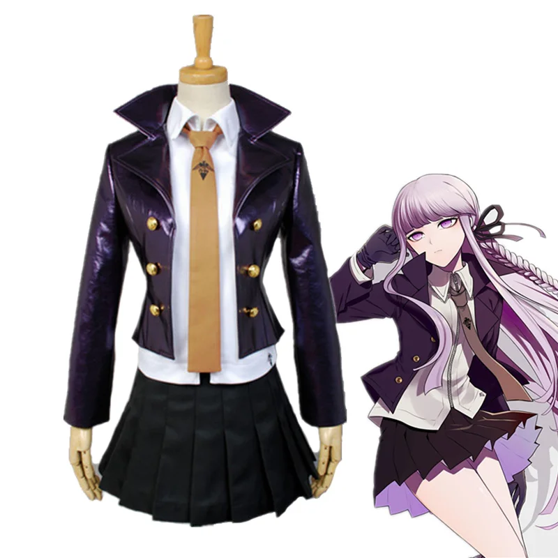 Женский костюм для косплея Danganronpa киригири Куко из рубашки и юбки одежда женщин