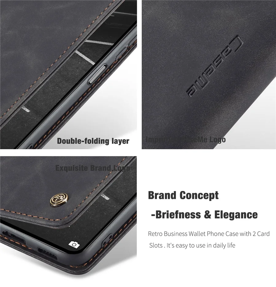 11 Lite 5G NE Case for Xiaomi Mi 11 Lite 5G NE 11i Cover Funda Xiomi 11 11T 12 Pro Leather Wallet CASEME Flip Cards Slot Cases