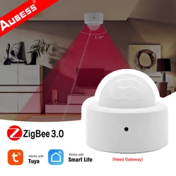 Aubess – capteur de mouvement intelligent Tuya Zigbee, capteur de corps humain, système d'alarme domestique, application Smart Life 