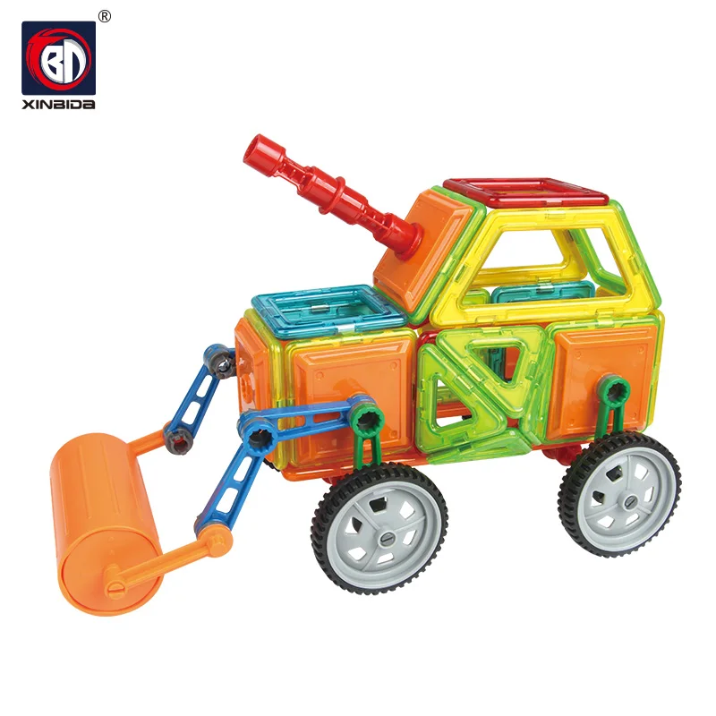 BD бренд 75 шт./76 шт./78 шт. магнитные инженерные грузовик buliding блоки 3D DIY магнитные игрушки